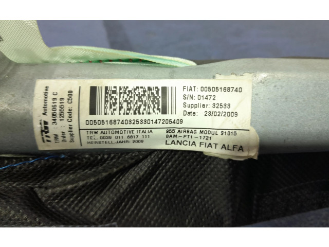 Боковая подушка безопасности 00505168740, 00505168740 Alfa Romeo Mito