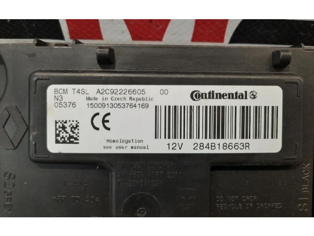 Блок комфорта 284B18663R, 284B18663R Dacia Sandero