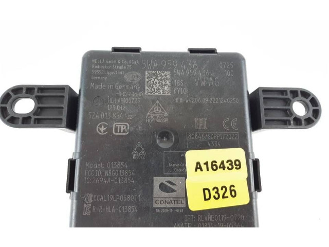 Блок управления 5WA959436J, 5WA959436 Skoda Octavia Mk4