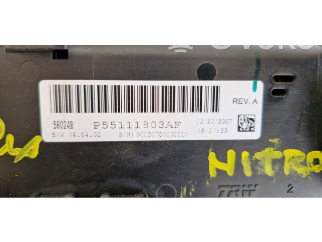 Блок управления климат-контролем 58024B, P55111803AF Dodge Caliber