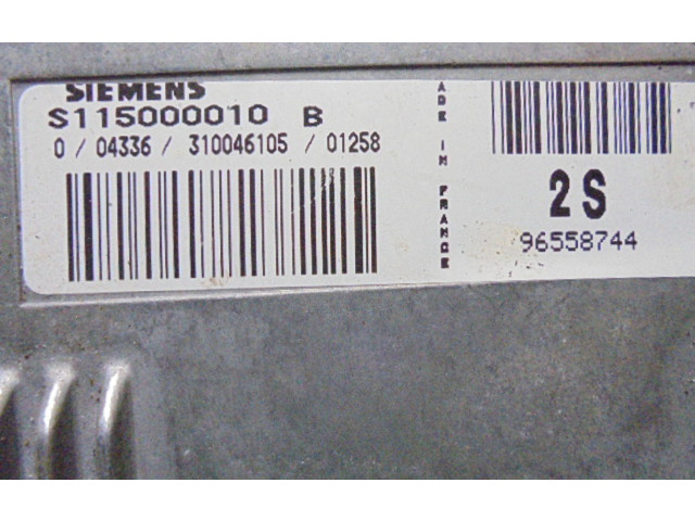 Блок управления двигателем Блок управления 96558744, 96558744   Chevrolet Matiz