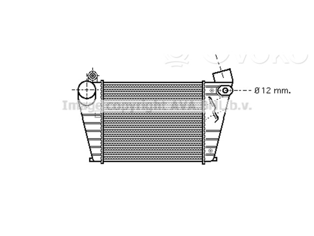 Интеркулер 1J0145803T, 1J0145803T Skoda Octavia Mk2 (1Z)