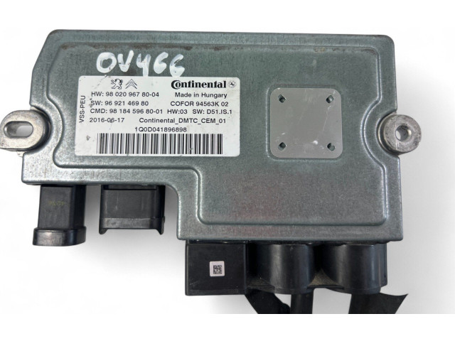 Блок управления коробкой передач 9802096780, 9692146980 Citroen C4 II Picasso