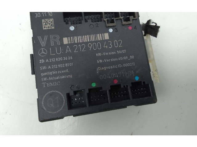 Блок управления A2129004302   Mercedes-Benz GLK (X204)