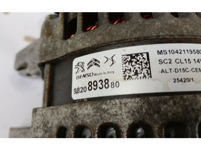 Генератор    9820893880   Peugeot 2008 II