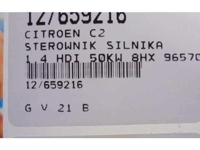 Блок управления двигателем Блок управления 9657061180, 9657061180 Alpine C2