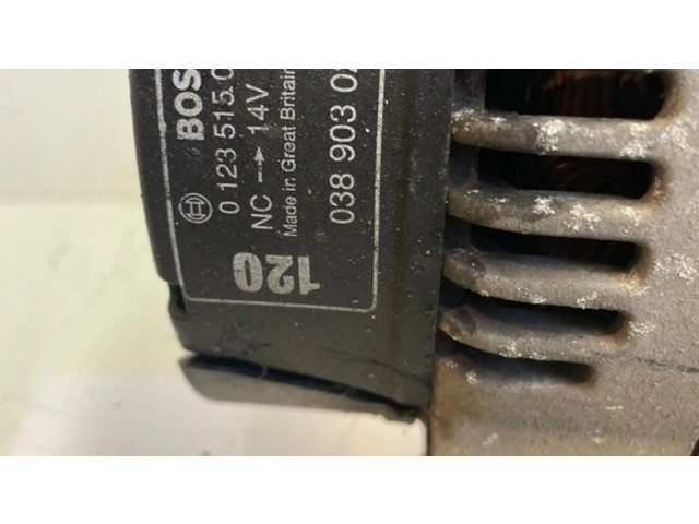 Генератор 038903023J, 0123515021 Audi A3 S3 8L 1.9