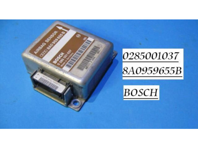 Блок подушек безопасности 0285001037, 8A0959655B Audi 100 S4 C4