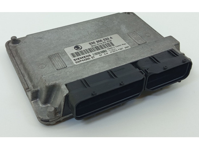 Блок управления двигателя 03E906033A, 5WP4430507 Skoda Fabia Mk1 (6Y)