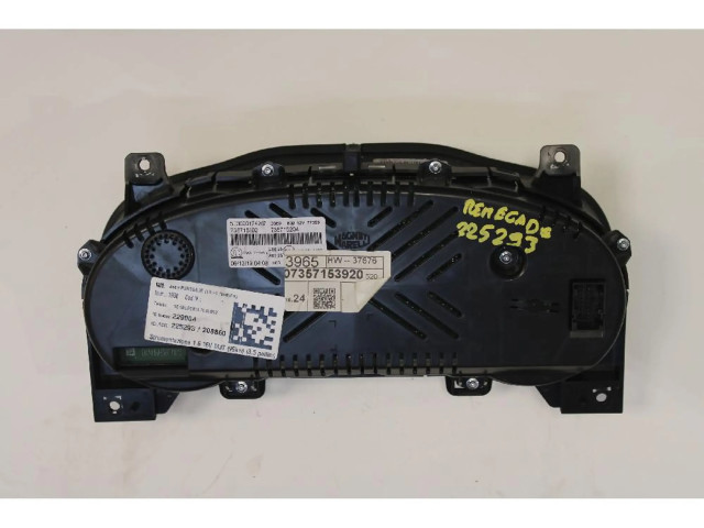 Панель приборов    Jeep Renegade       