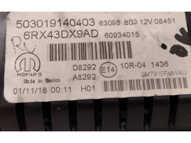 Панель приборов 6RX43DX9AD, 503019140403   Jeep Compass       