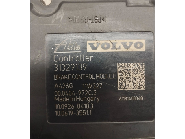 Блок АБС 31329139, 000404972C2   Volvo  V70  2008 - 2013 года