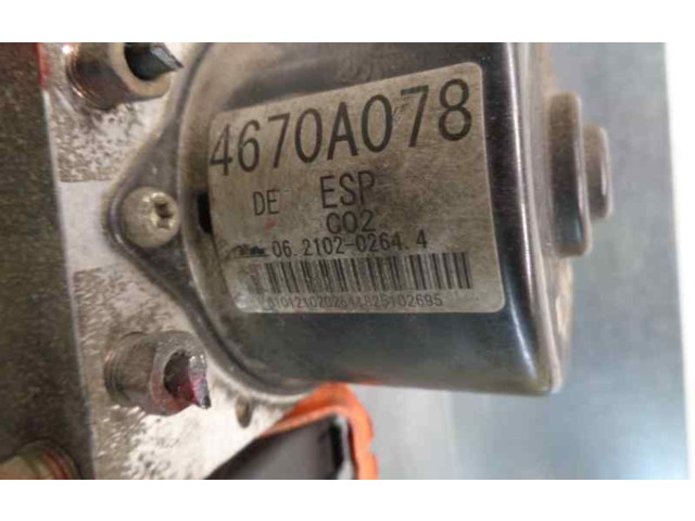 Блок АБС 4670A078, 06210202644 Mitsubishi Grandis - года