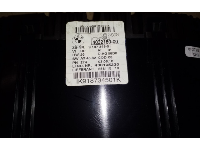 Přístrojová deska BMW X1 E84 2010 IK918736901Y, 158714