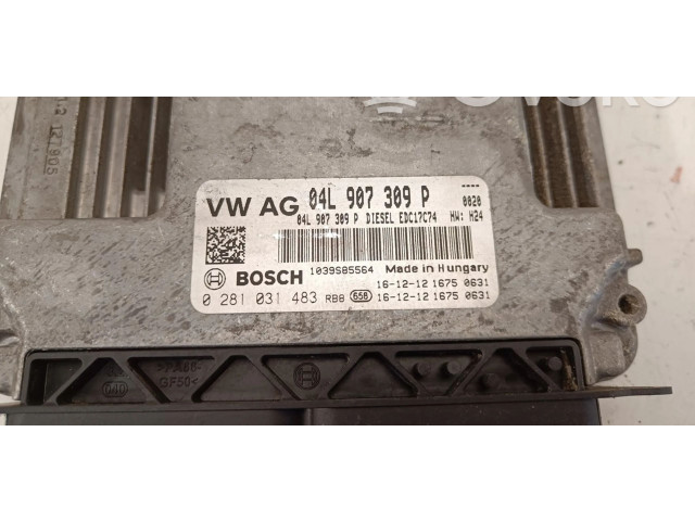 Блок управления двигателя 04L907309P   Volkswagen Touran III