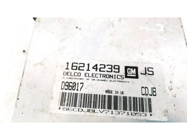 Řídící jednotka 16214239, D96017 Opel Tigra A 1998