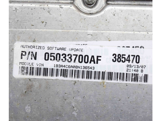 Řídící jednotka 0281014265, P05033700AF Dodge Avenger 2009
