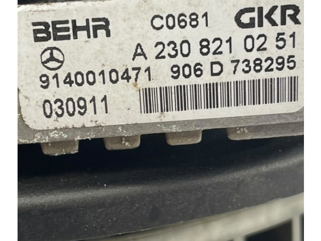 Вентилятор печки    A2308210251   Mercedes-Benz CLS AMG C219