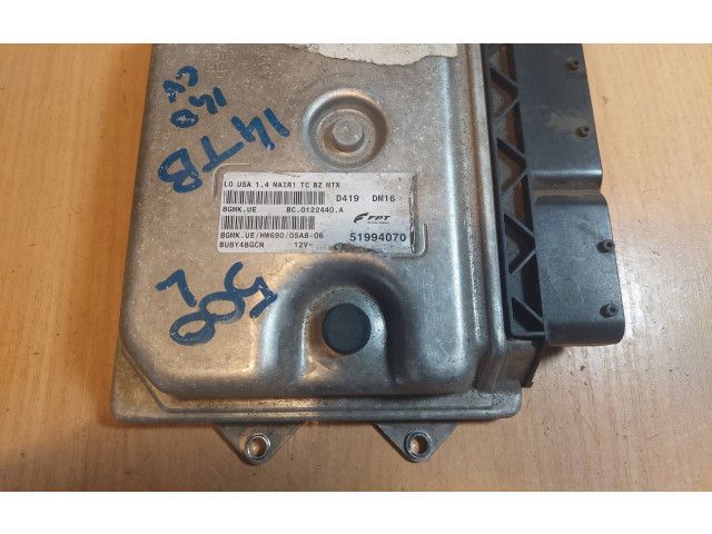 Блок управления двигателем Блок управления 51994070, 8GMK.UE Fiat 500L