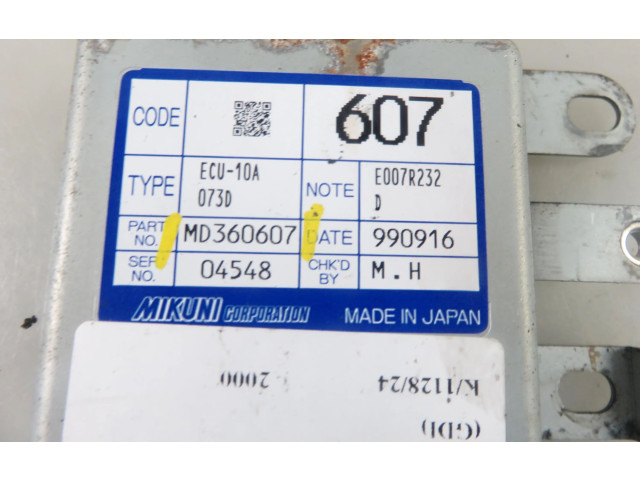 Блок управления впрыском MD360607, MD360607 Mitsubishi Pajero Pinin