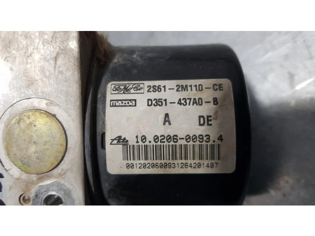 Блок АБС 2S612M110CE, 10020600934 Ford Fiesta 2002-2005 года