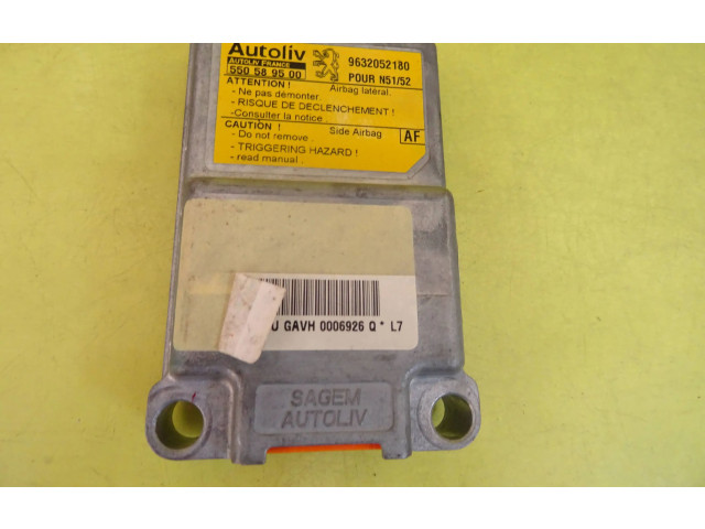 Блок управления надувных подушек 550589500, 9632052180   Peugeot  306   -  года