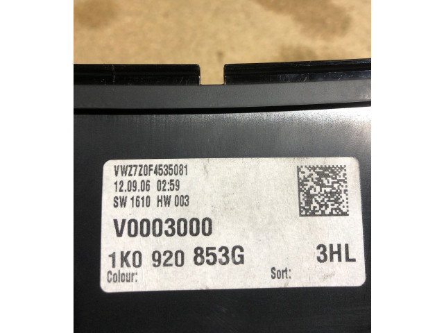 Панель приборов 1K0920853G, V0003000   Volkswagen Jetta V       