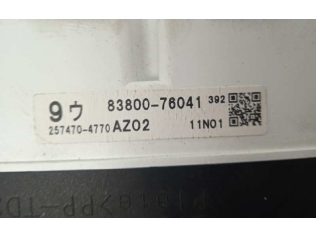 Přístrojová deska Lexus CT 200H 2012 8380076041, 2574704770