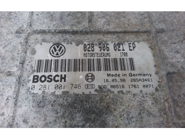Řídící jednotka 028906021, 0281001746   Volkswagen Golf III 1995