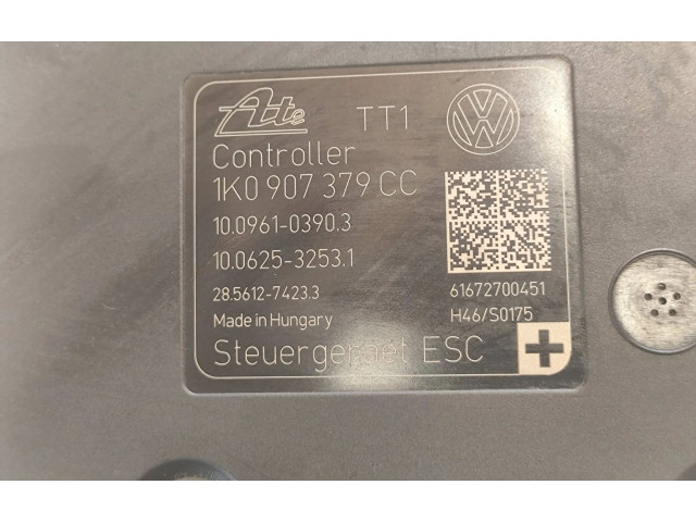 Блок АБС 1K0907379CC, 10062532531 Skoda Yeti (5L) 2009 - 2017 года