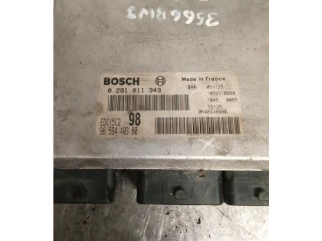 Блок управления двигателем Блок управления 9659440380, 9659440380   Peugeot Expert