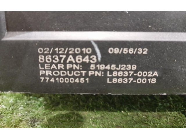 Блок предохранителей 8637A643, 4N13 Mitsubishi ASX