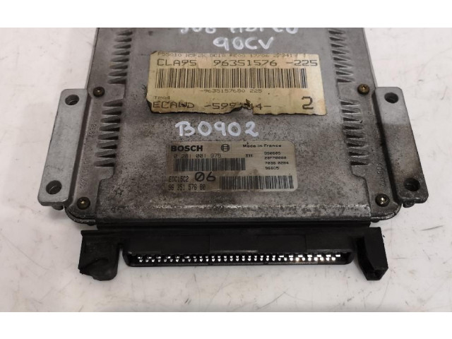 Блок управления двигателя 96351576225 Peugeot 306