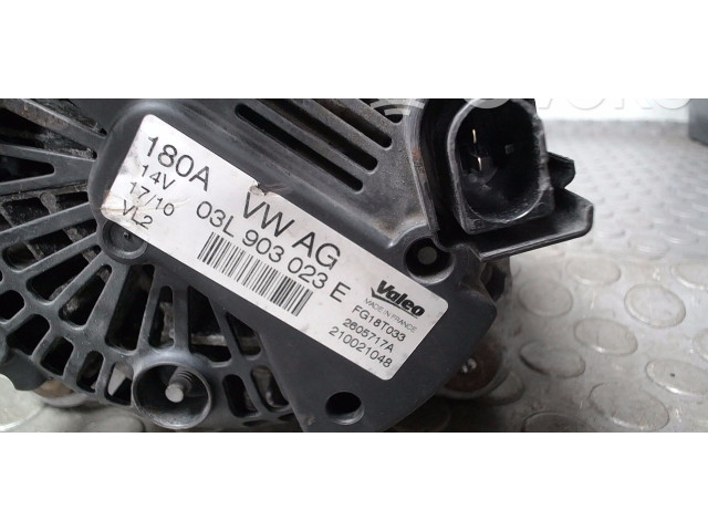 Генератор 03L903023E, 03L903024J   Volkswagen PASSAT B6      
