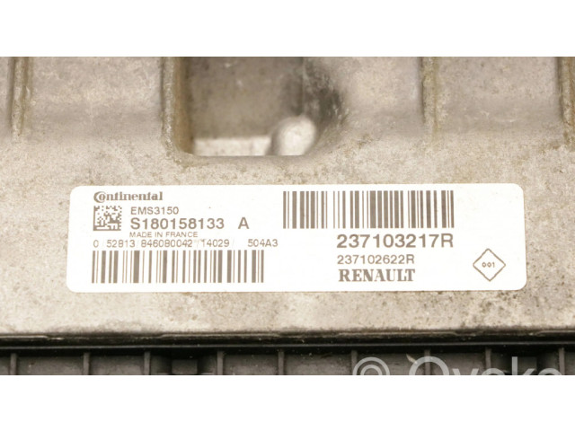 Блок управления двигателя 237103217R, S180158133   Dacia Lodgy
