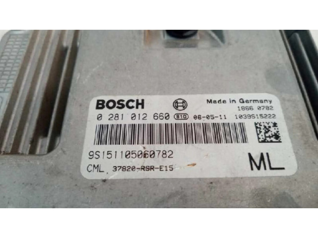 Řídící jednotka 0281012660, CENTRALITAMOTORUCE Honda Civic