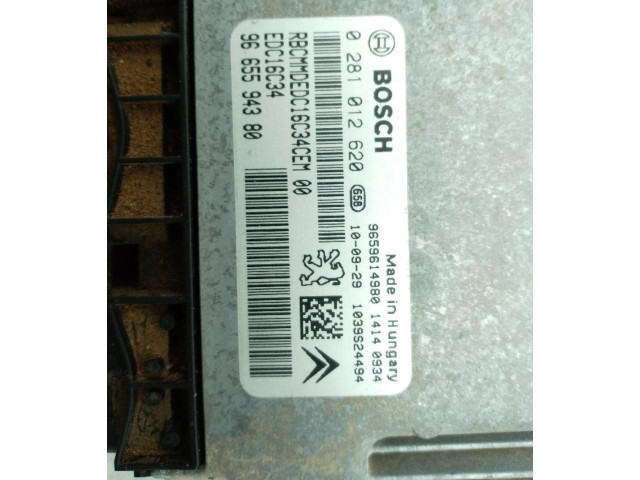 Блок управления 9665594380, 0281012620   Citroen Berlingo