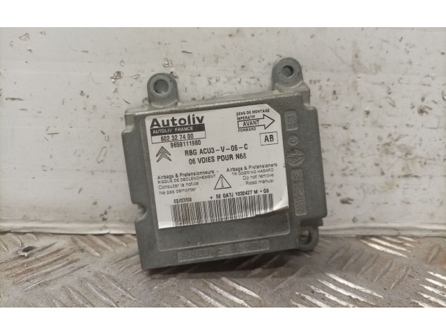 Блок подушек безопасности 602327400, 9659111980 Citroen Xsara