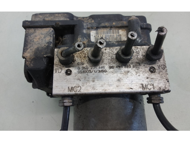 Блок управления АБС 0265231486, 9649988280 Citroen C4 I