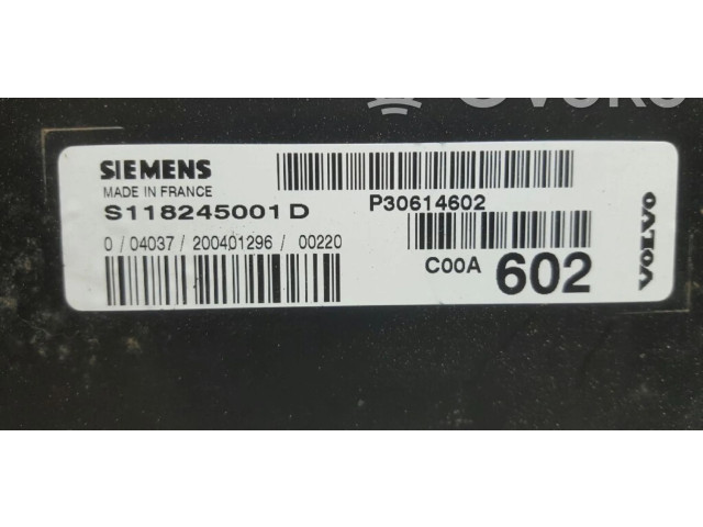 Блок управления двигателем Блок управления P30614602, P30614602   Volvo S40, V40