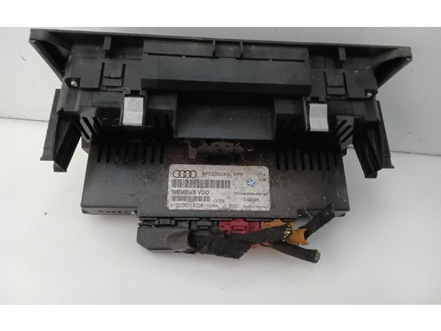 Блок управления климат-контролем 8p0820043l   Audi A3 S3 8P
