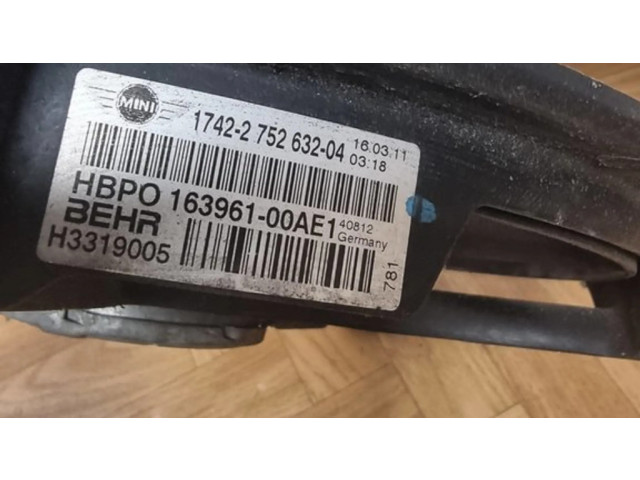 Вентилятор радиатора     17422752632, M57580C3    Mini Cooper Coupe R58 