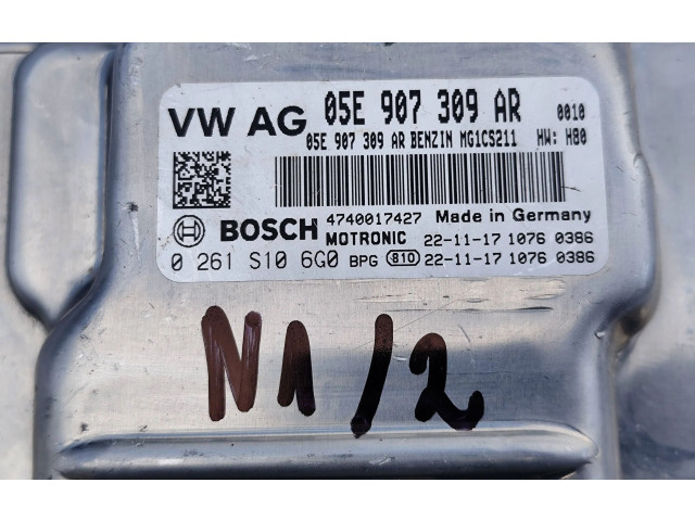 Блок управления двигателя 05E907309AR, 0261S10600 Volkswagen Golf Cross