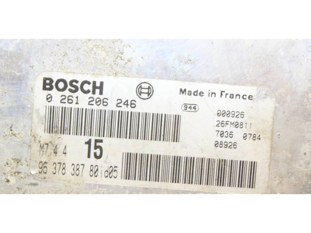 Блок управления двигателя 0261206246   Citroen Saxo