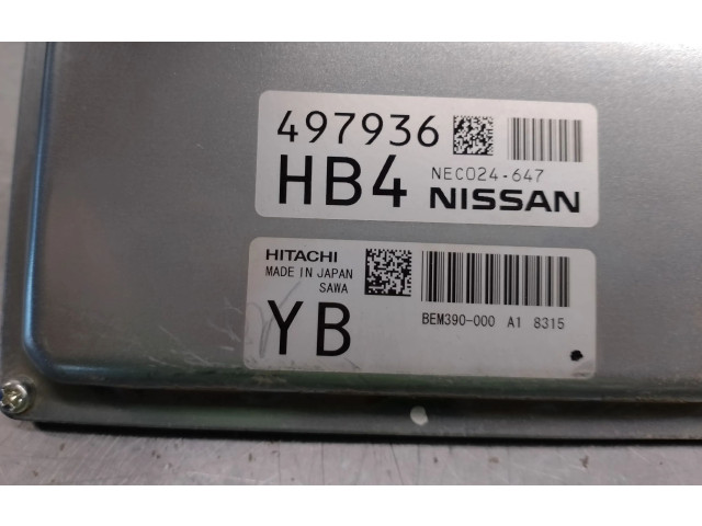 Řídící jednotka BEM390000, 497936HB4 Nissan 370Z 2018