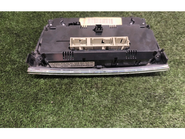 Блок управления климат-контролем A2518702289, A2518205289   Mercedes-Benz R W251