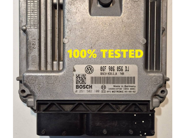Блок управления двигателем Блок управления 06F906056DJ, 0261S02100 Volkswagen Touran III