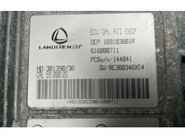 Блок управления двигателя 169103801R, 616000711 Dacia Jogger