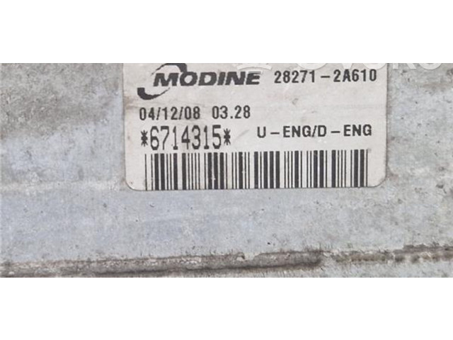 Интеркулер  282712A610, 6714315   KIA Ceed 