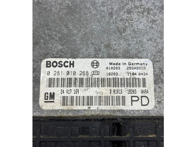 Řídící jednotka 24417169, 28SA9999 Opel Zafira A 2003